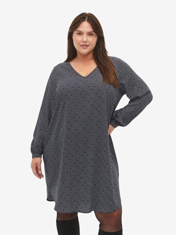 Robe 'Caanni' Zizzi en bleu : devant