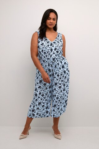 KAFFE CURVE Jumpsuit 'Isma Ami' in Blue: front