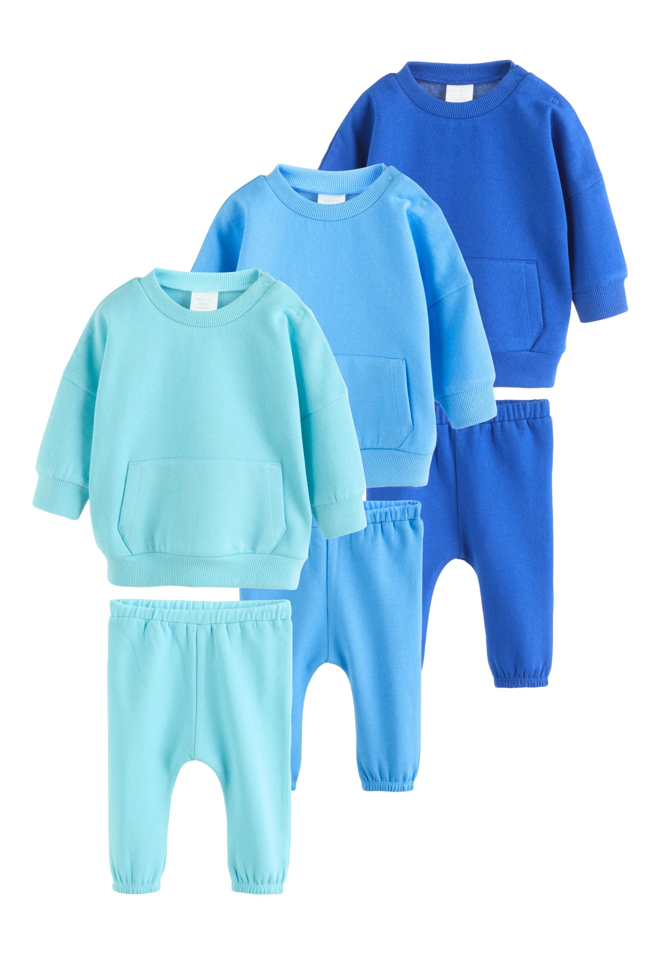 Next Komplekt, värv sinine: eest vaates