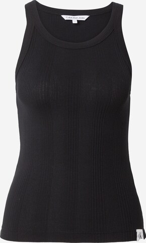 Calvin Klein Jeans Top in Zwart: voorkant