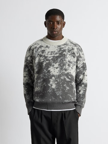Burocs Sweater 'Pixel' in Grey