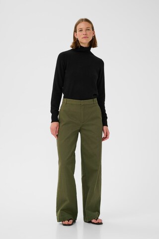 InWear Wide Leg Hose 'Nicky' in Grün