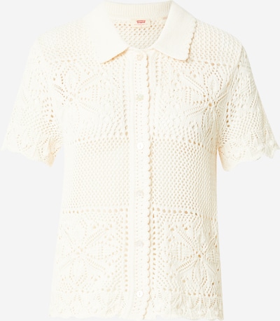 LEVI'S ® Neuletakki 'Susanna Floral Crochet Shirt' värissä valkoinen, Tuotenäkymä