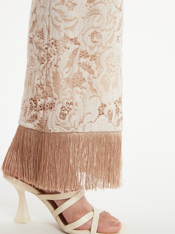 Ana Alcazar Bootcut Hose 'Zakira' in Beige