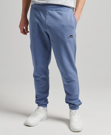 Superdry Tapered Bukser 'Vintage Terrain' i blå: forside