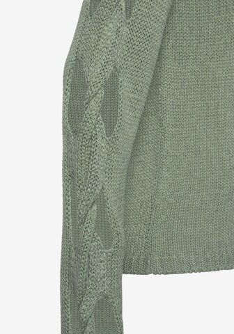 LASCANA Sweater in Green