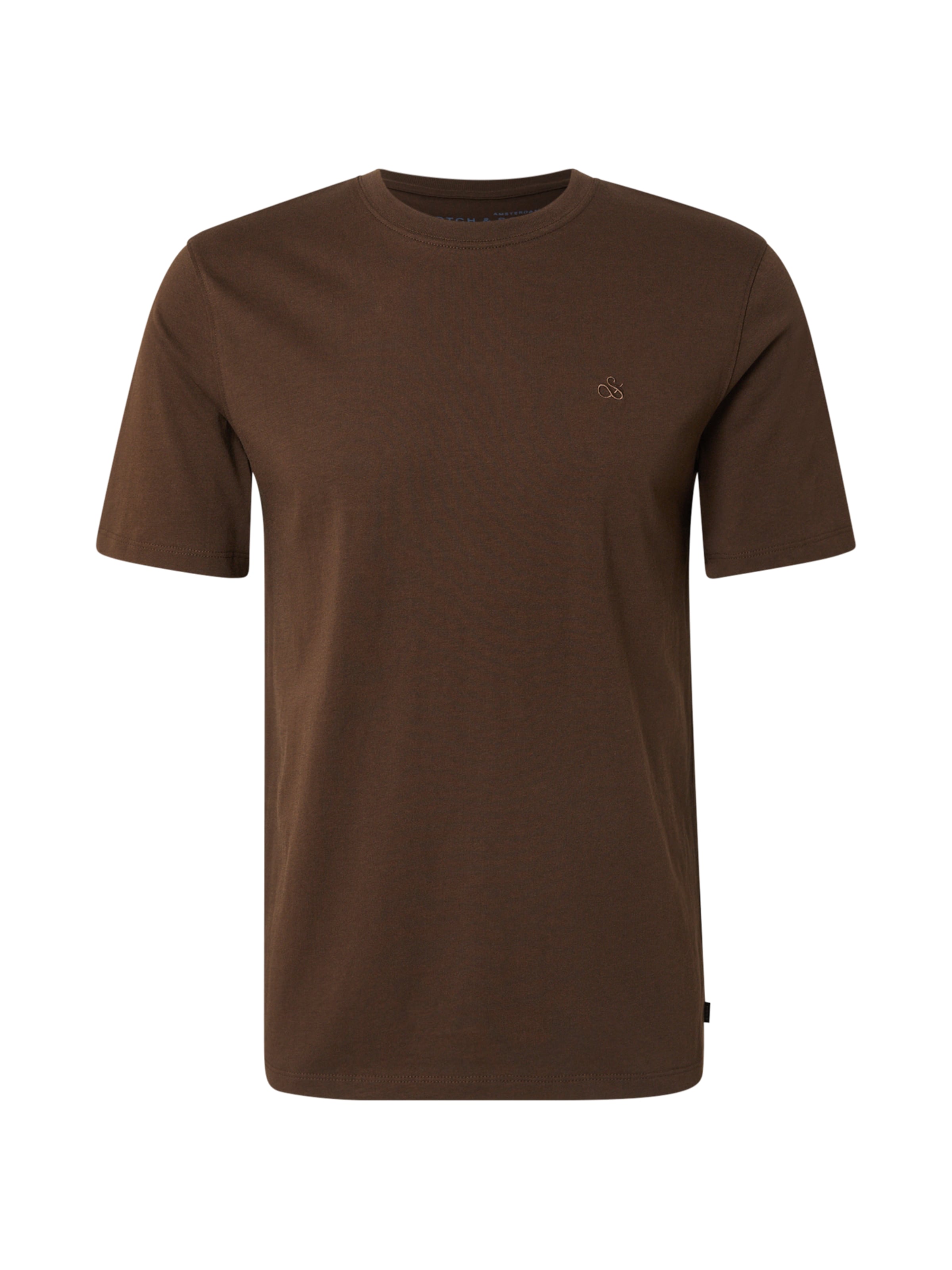 SCOTCH & SODA Shirt 'Seasonal Core' in Brown: front