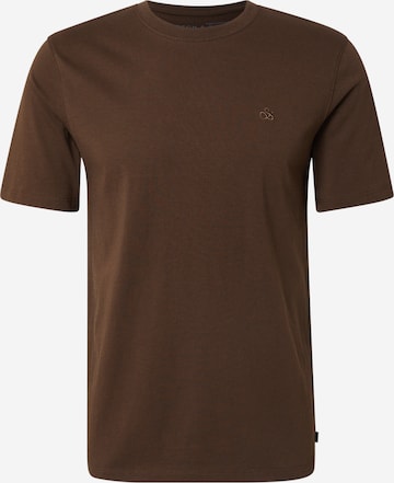 SCOTCH & SODA Shirt 'Seasonal Core' in Bruin: voorkant