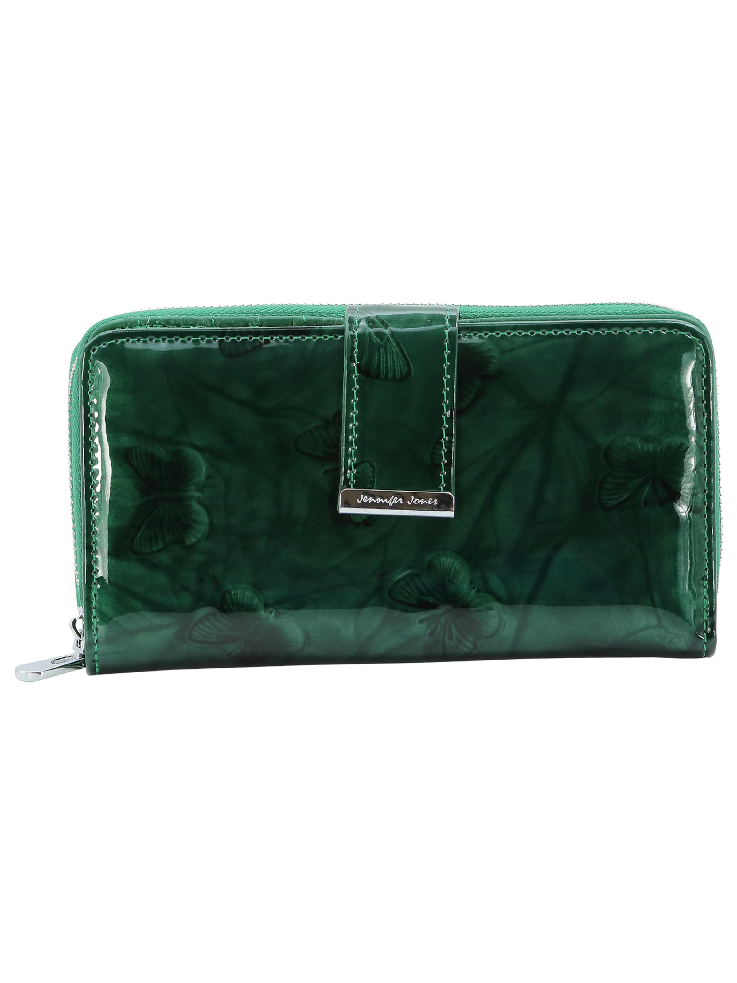 Jennifer Jones Wallet in Green: front