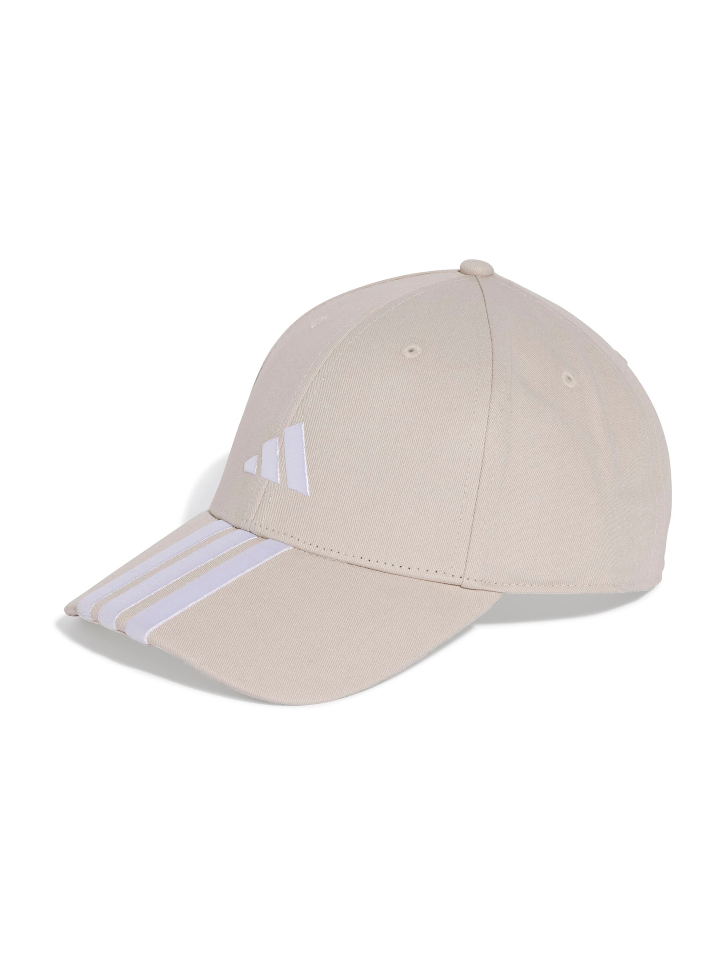Cappello da baseball sportivo '3-Stripes New Logo Baseball' di ADIDAS SPORTSWEAR in beige: frontale