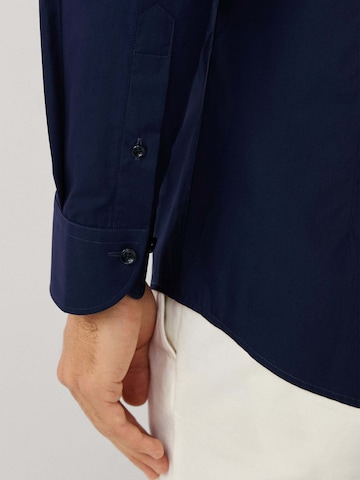 Hackett London Regular fit Overhemd in Blauw