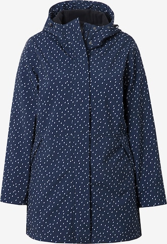 Ulla Popken Between-season jacket in Blue: front