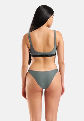 ARENA Bustier Bikini 'Solid Elastic Beach' värissä vihreä