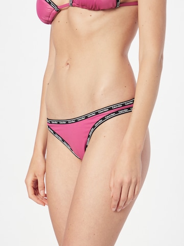 Calvin Klein Swimwear Bikinihose in Pink: predná strana