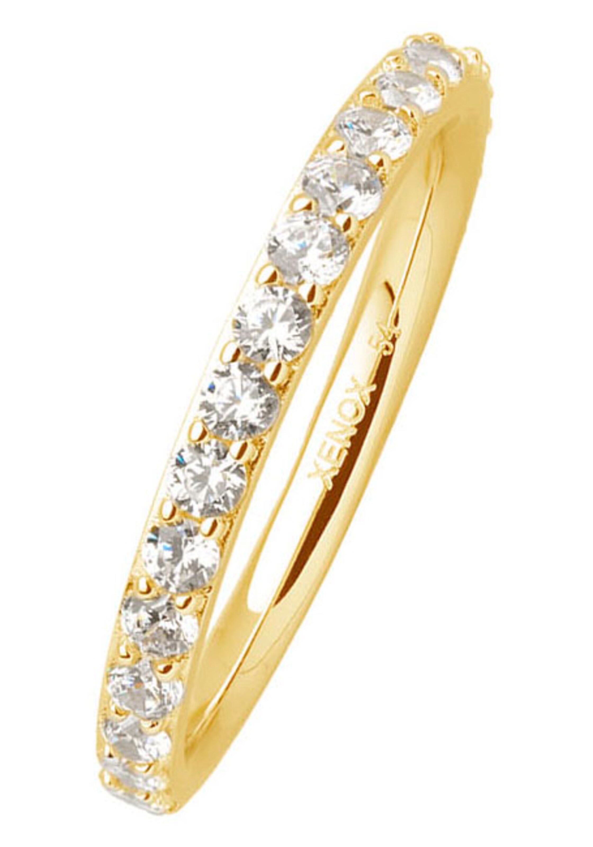 XENOX Ring in Gold: Vorderseite