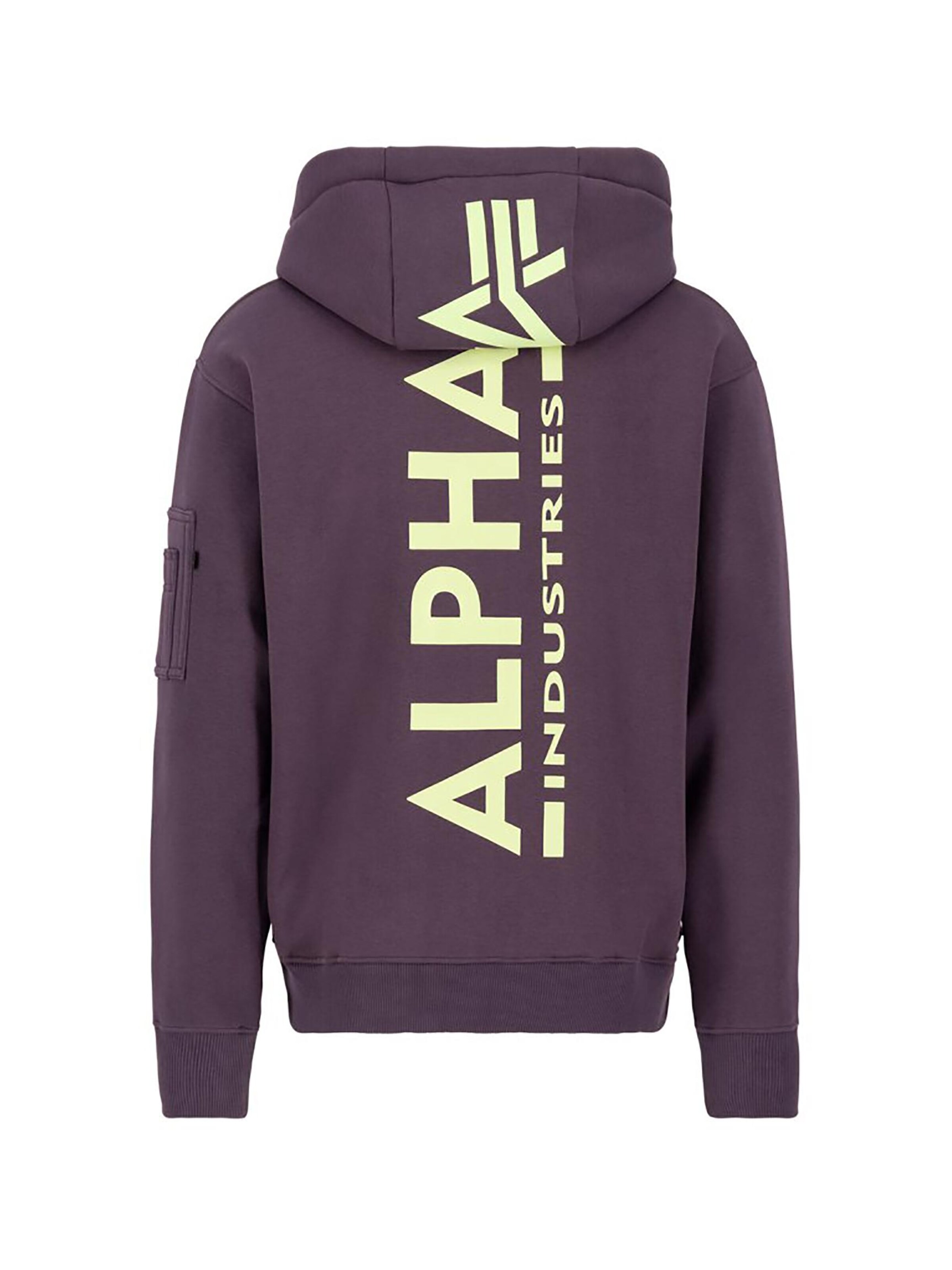 ALPHA INDUSTRIES Sweatshirt in Lila