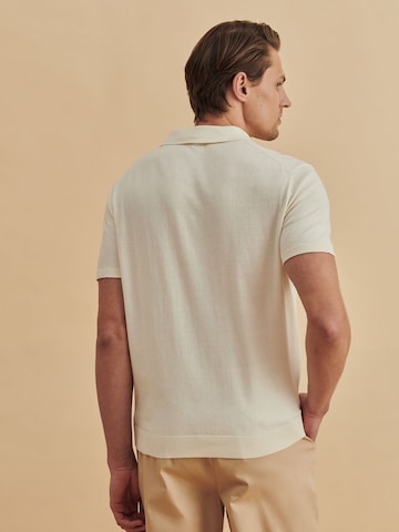 DAN FOX APPAREL Poloshirt 'Jay' in Weiß