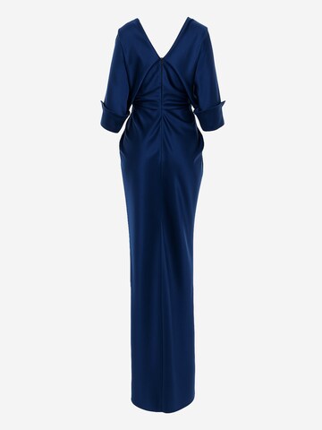 Robe de soirée acob a porter en bleu
