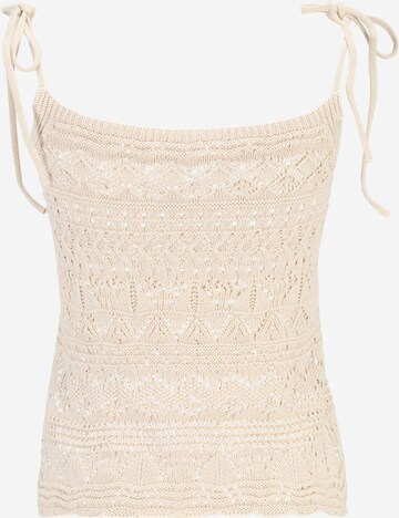 Only Petite Knitted top 'AVINA' in Beige