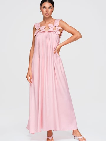 Ombre Šaty – pink: přední strana