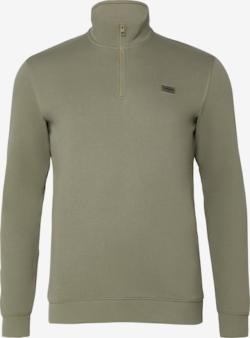 s.Oliver Sweatshirt in Groen: voorkant