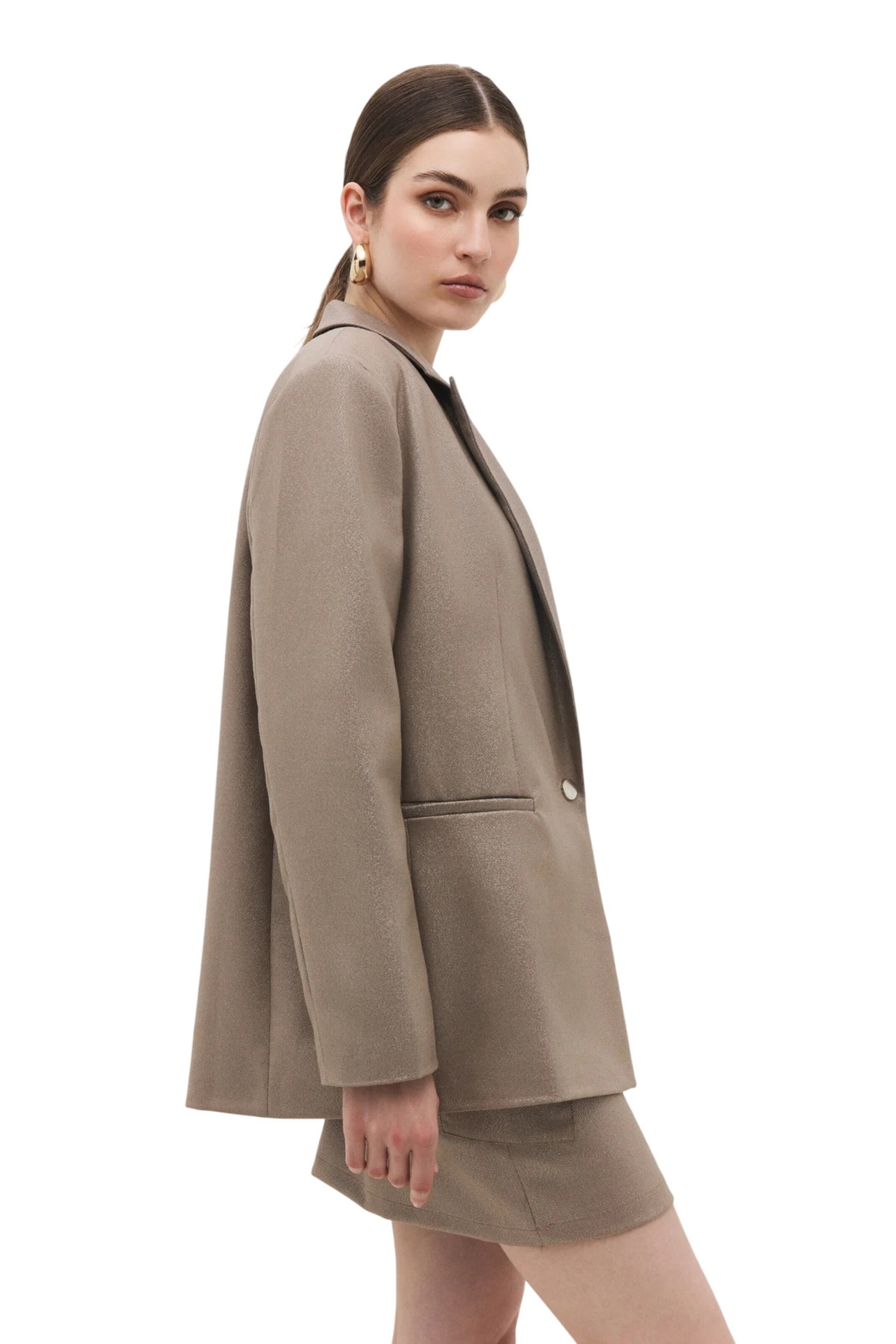 No Matter What Blazer in Grey