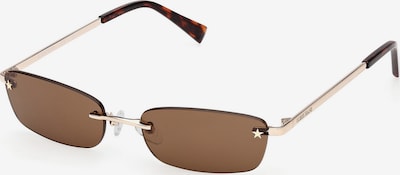 GUESS Sonnenbrille in One Size in dunkelbraun / gold, Produktansicht