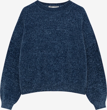 Pull&Bear Sweater in Blue: front