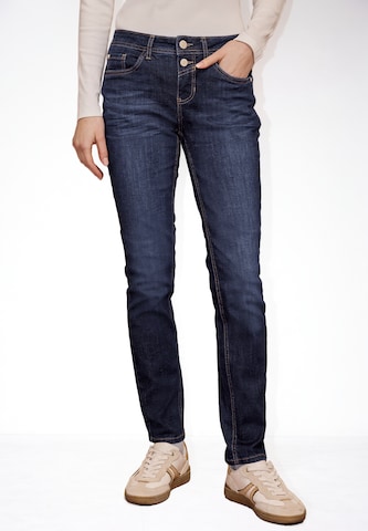Street One Studio Slim fit Jeans in Blue: front