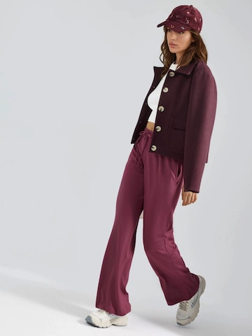 Hiccup Wide leg Trousers in Red