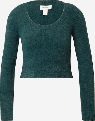 Monki Sweter w kolorze zielony: przód