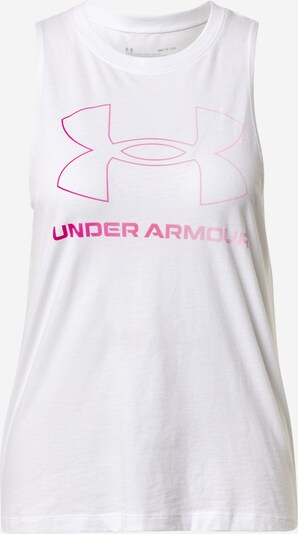 UNDER ARMOUR Sporditopp neoonroosa / valge, Tootevaade