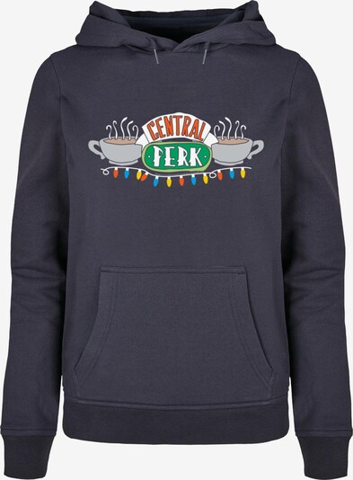 ABSOLUTE CULT Sweatshirt 'Friends - Central Perk Christmas Lights' in beige / navy / schilf / orange, Produktansicht