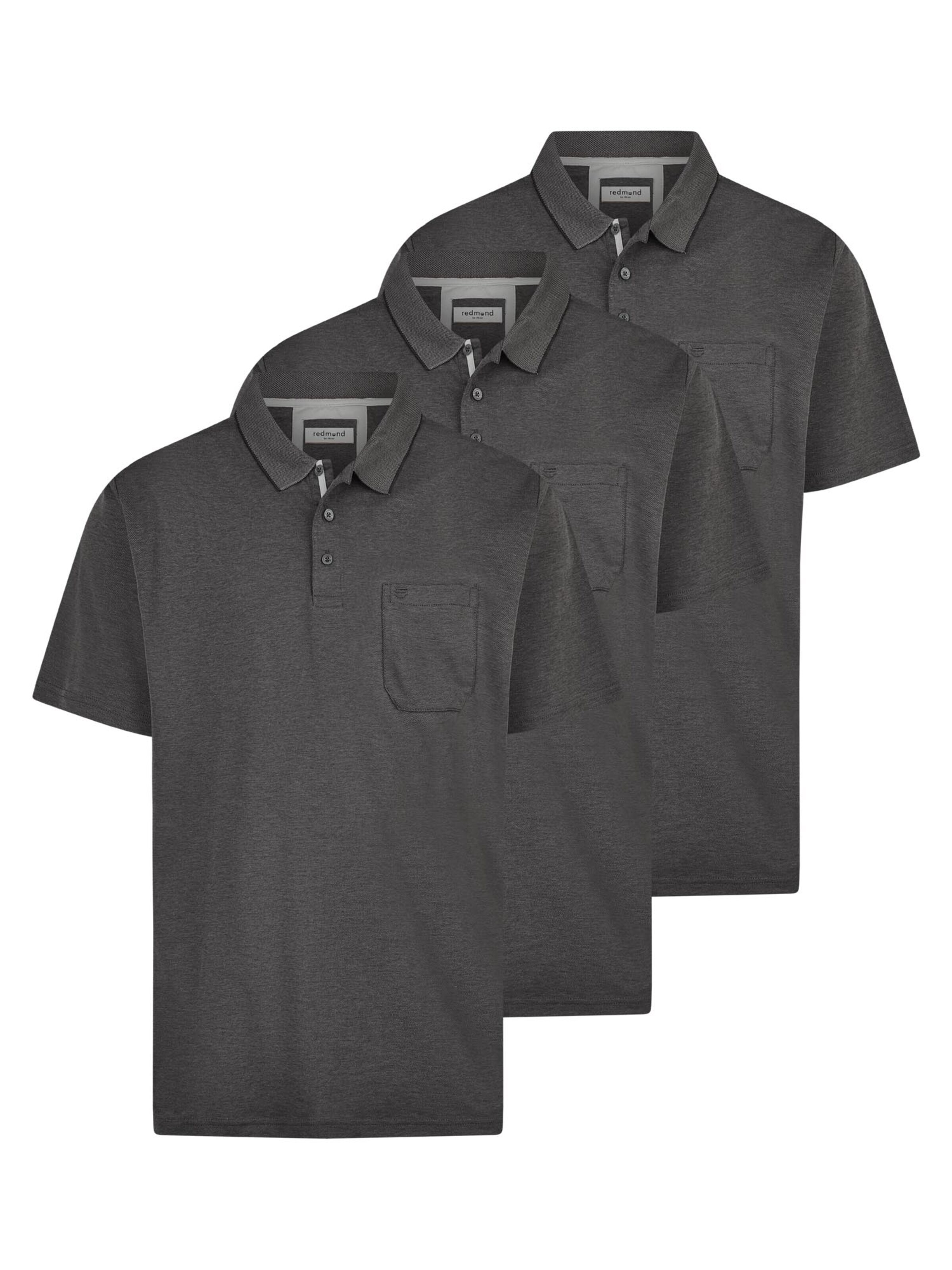 redmond Shirt 'Basic' in Grey: front