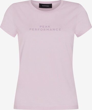 PEAK PERFORMANCE Shirt in Pink: front