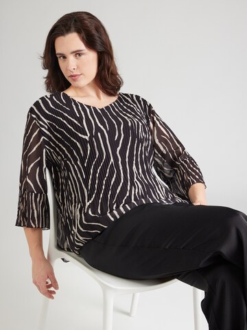 Z-One Blouse 'Ok44ali' in Black: front