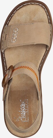 Rieker Strap Sandals in Brown