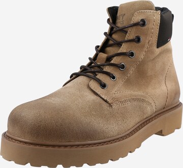 Tommy Jeans Schnürboots in Beige: predná strana