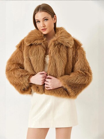 Veste mi-saison Bianco Lucci en marron