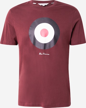 Ben Sherman Футболка 'Signature Target' в Красный: спереди