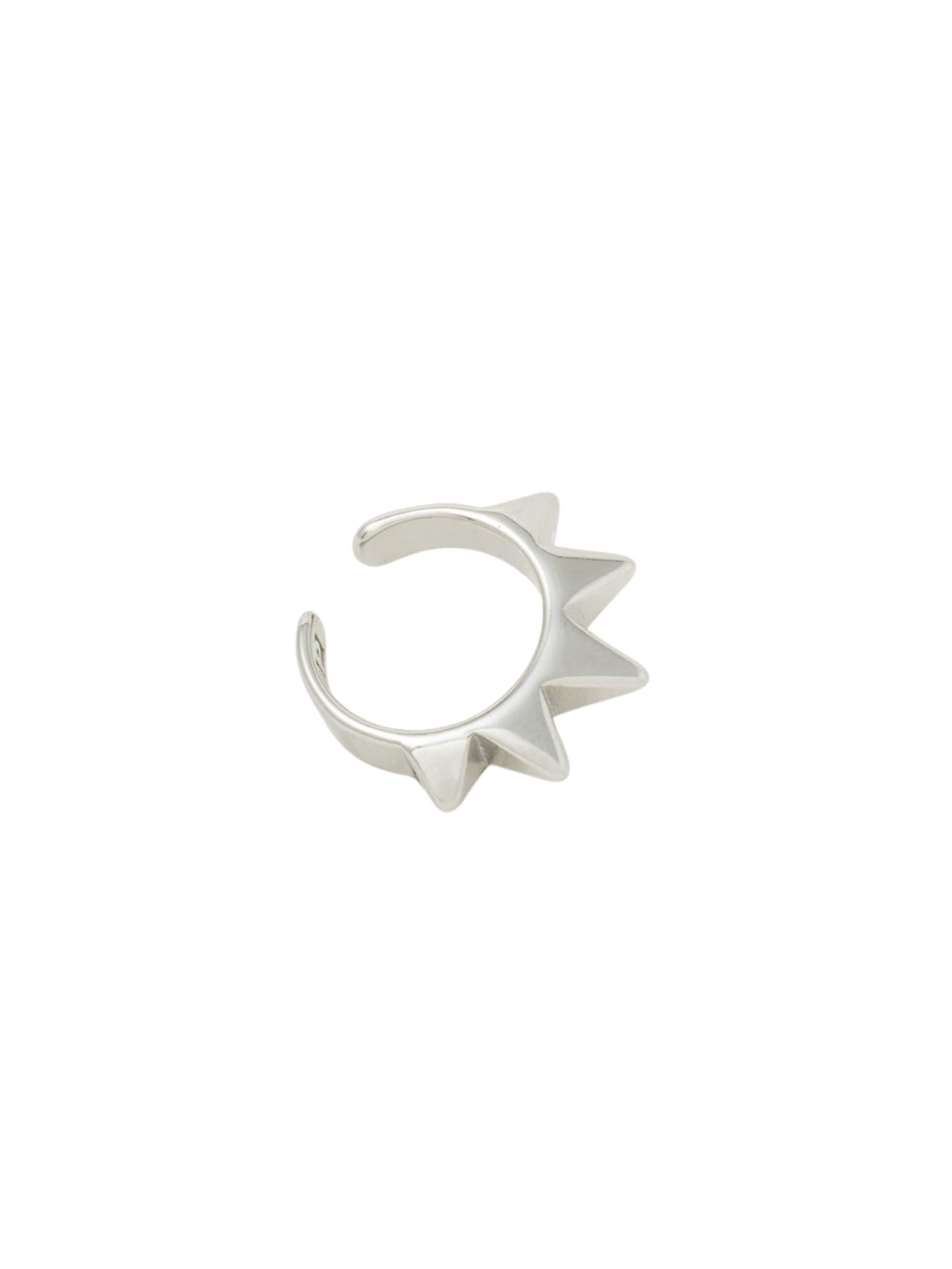 YParis Earrings 'Ear cuff Pike S' in Silver: front