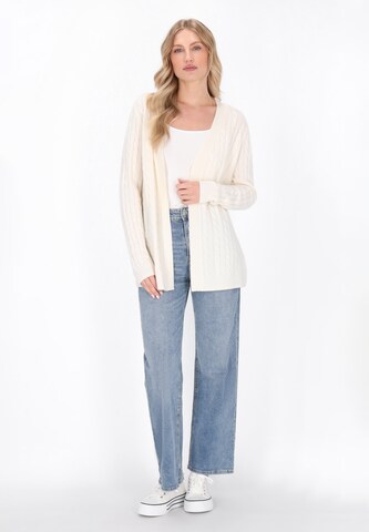 Cardigan DreiMaster Maritim en blanc