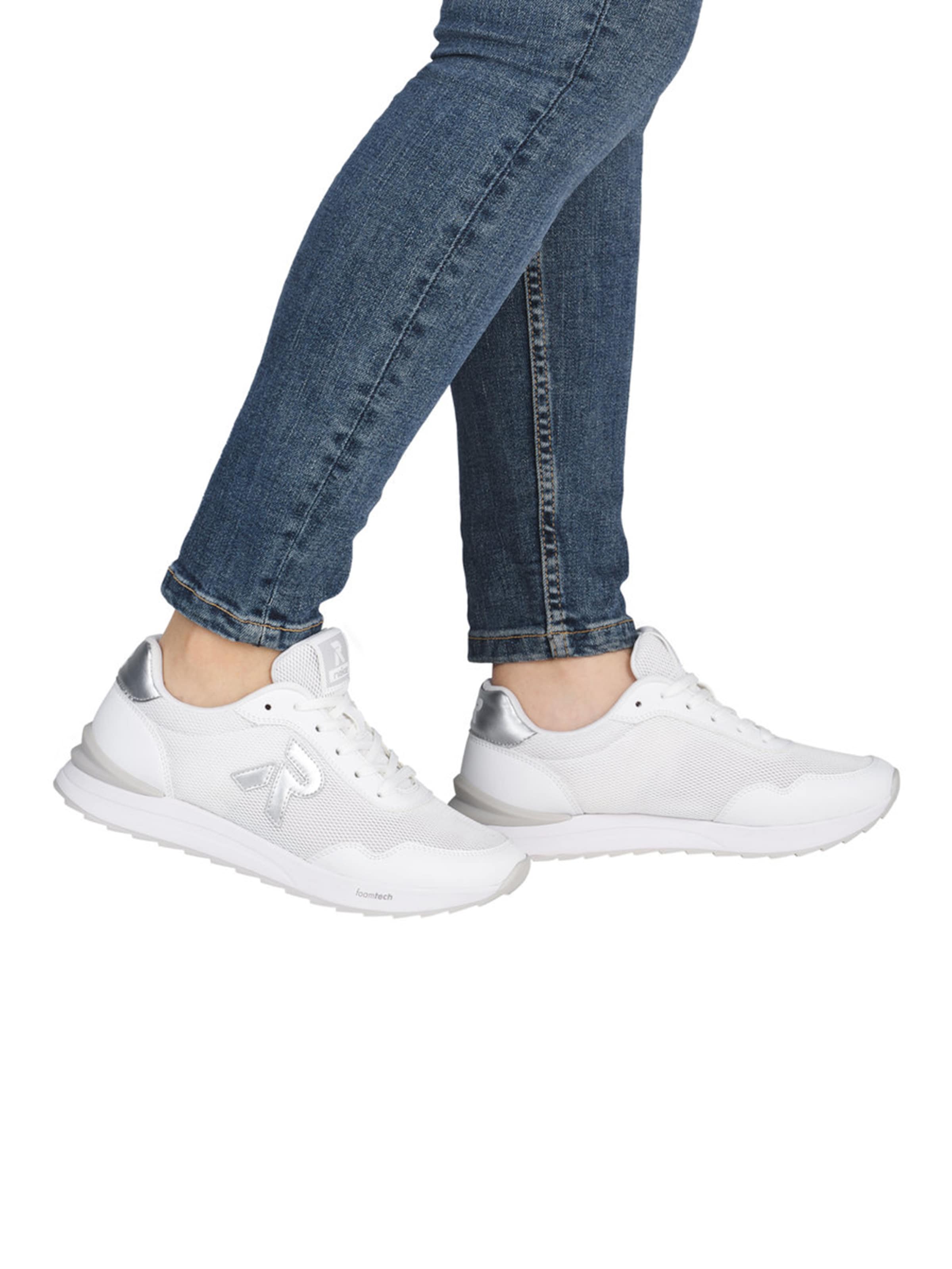 Baskets basses Rieker en blanc