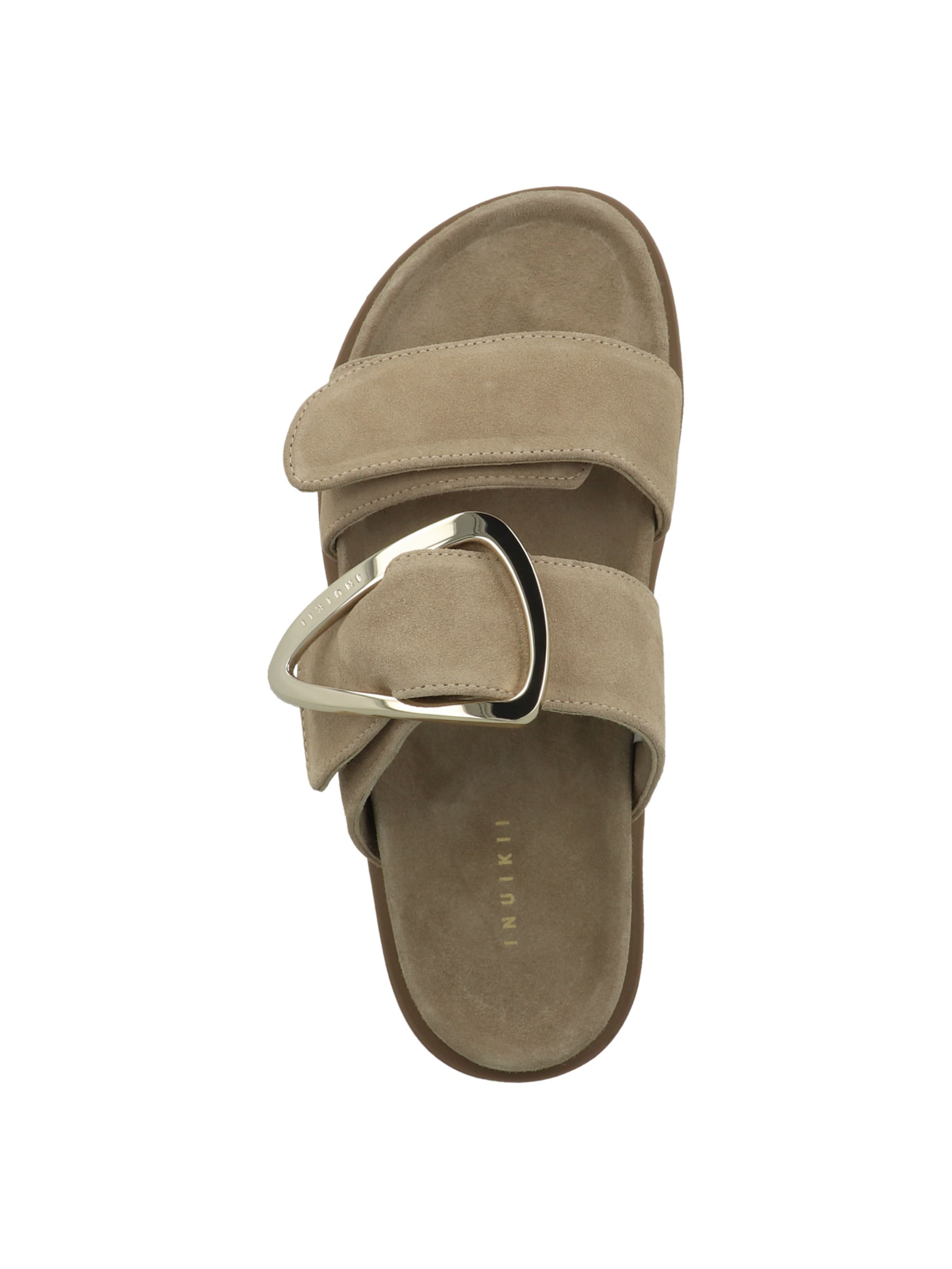 INUIKII Sandalen met riem ' Dreamer Buckle ' in Beige