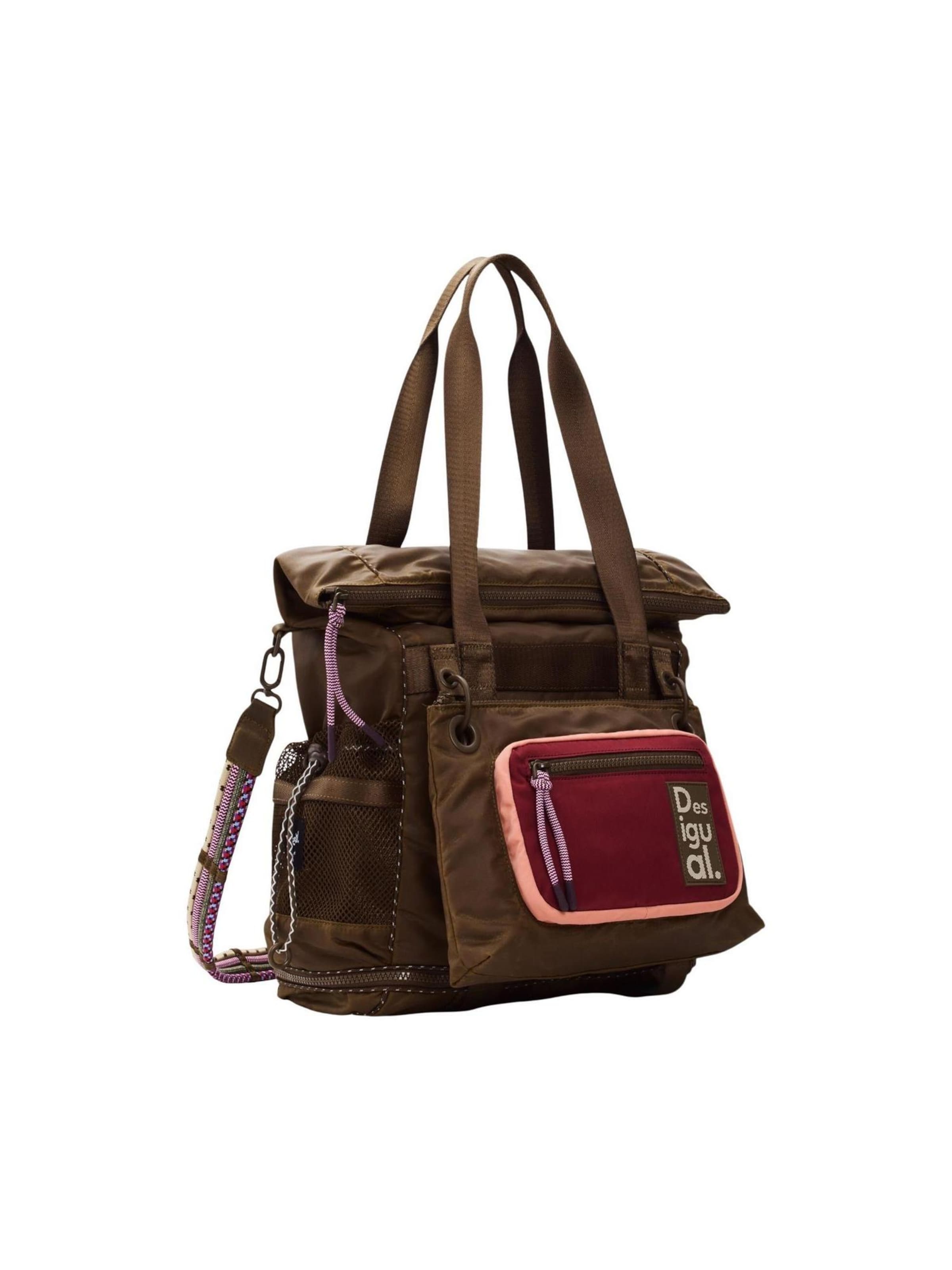 Desigual - Mochila 'BACK_NEO GRUNGE VOYAGER 26SAKY11' en marrón