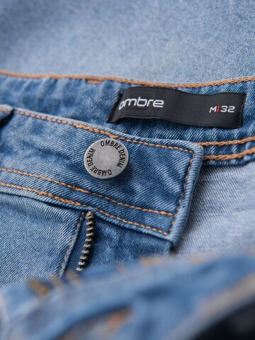 Ombre Regular Jeans in Blauw