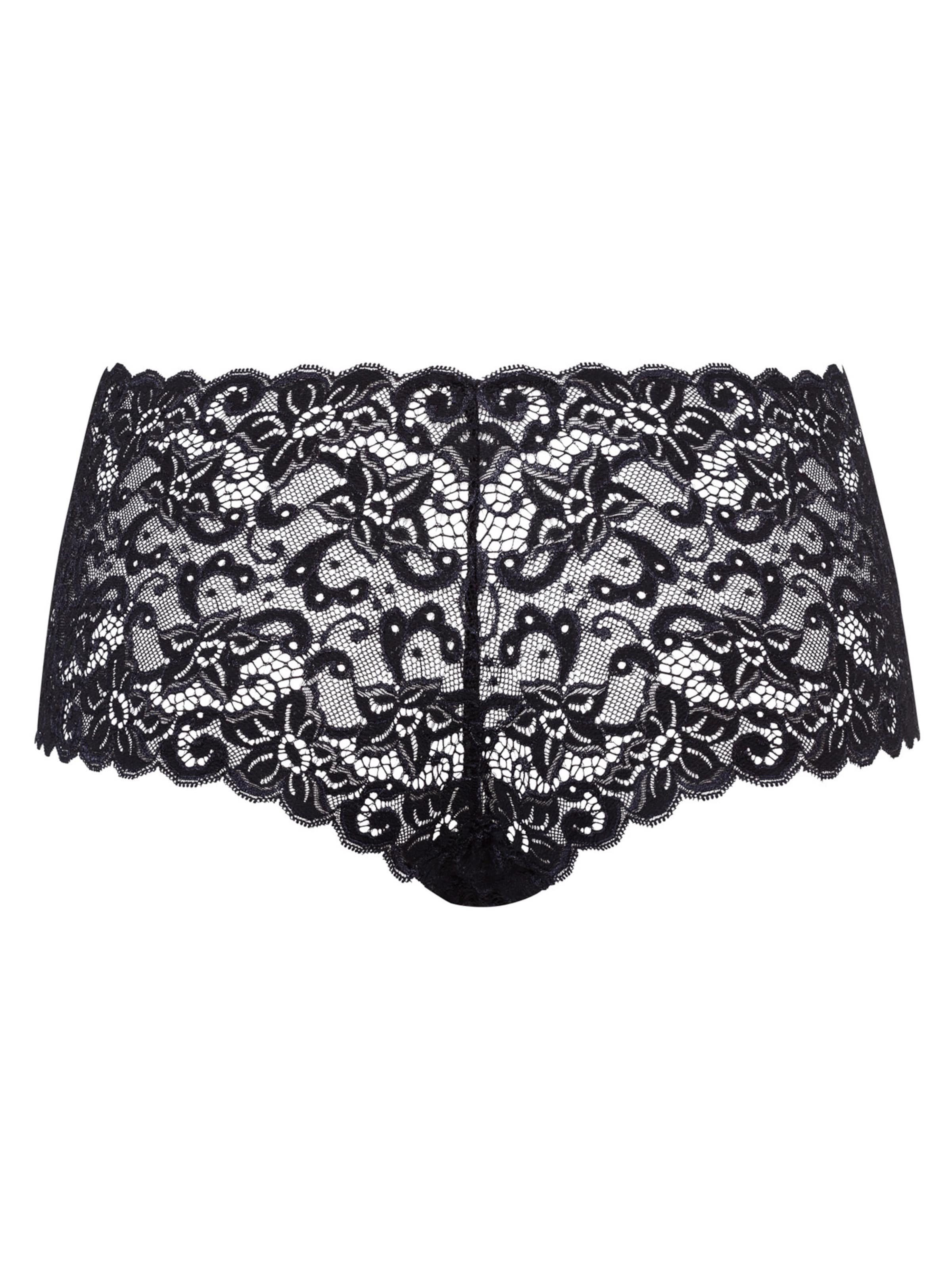 Hanro Panty 'Moments' in Black: front