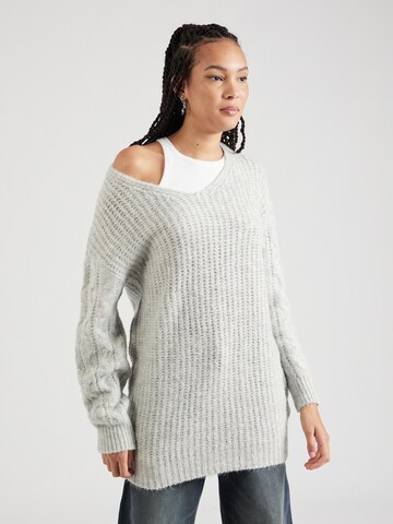 ABOUT YOU Sweater 'May' in Grey: front