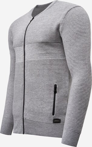Rusty Neal Knit Cardigan in Grey