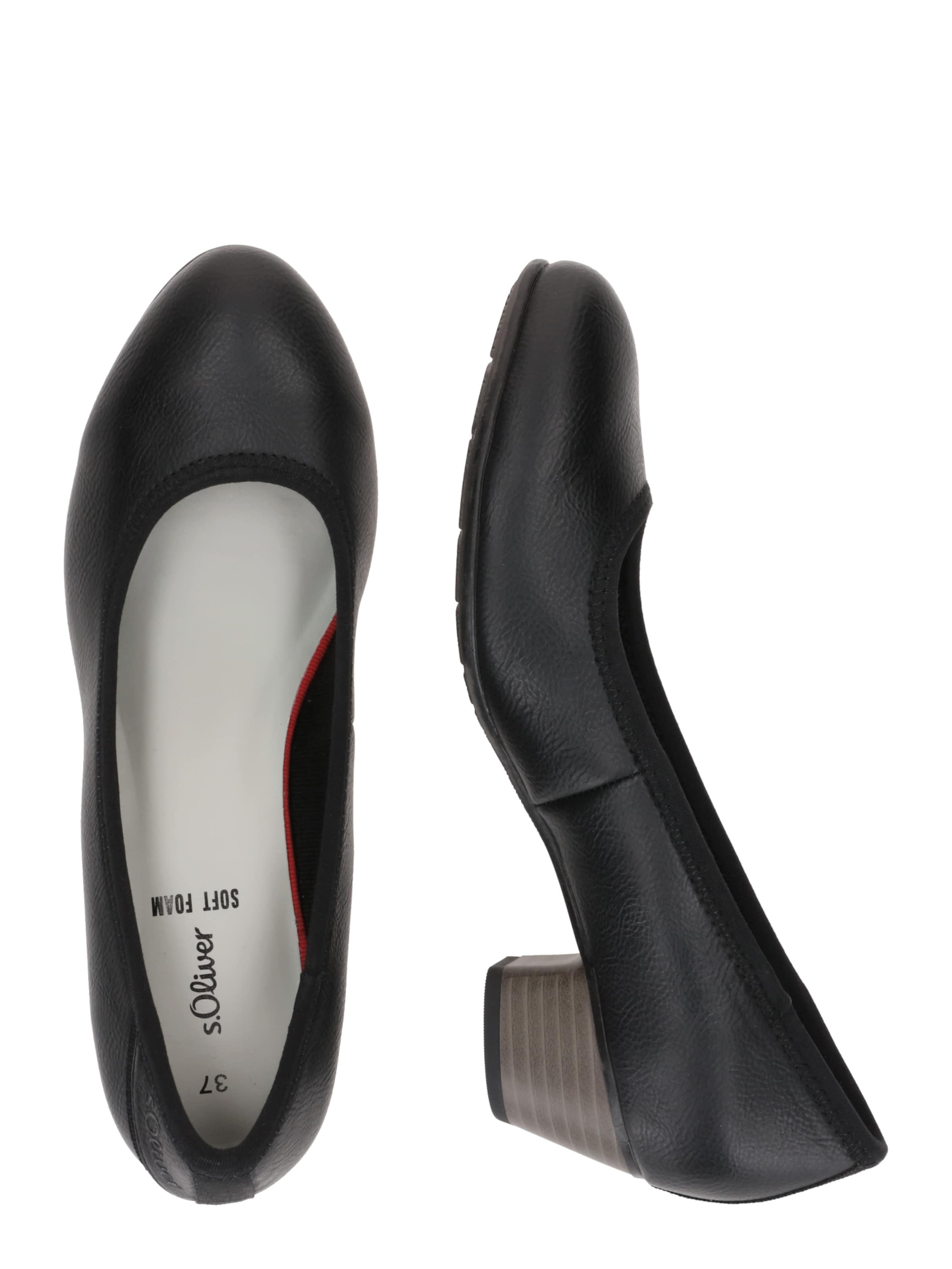 s.Oliver Официални дамски обувки в черно